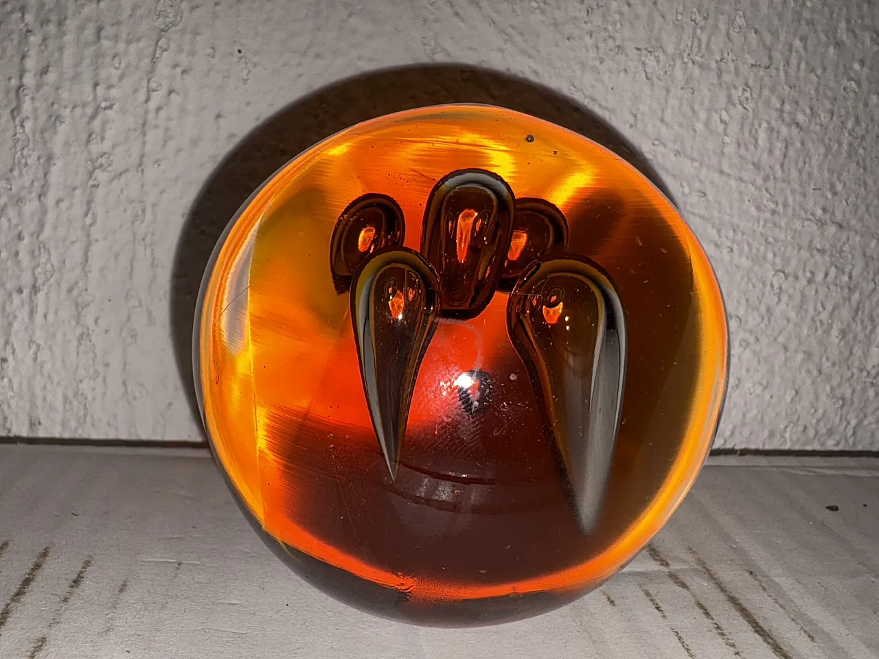 Fermacarte vetro di Murano, anni '70 2