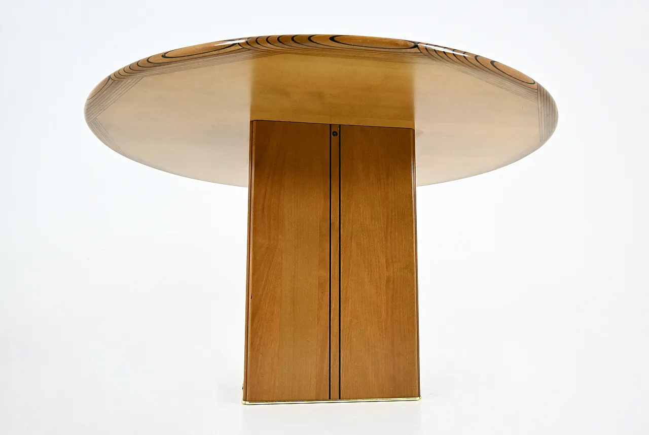 Tavolo rotondo Africa di Afra e Tobia Scarpa per Maxalto, 1975 4