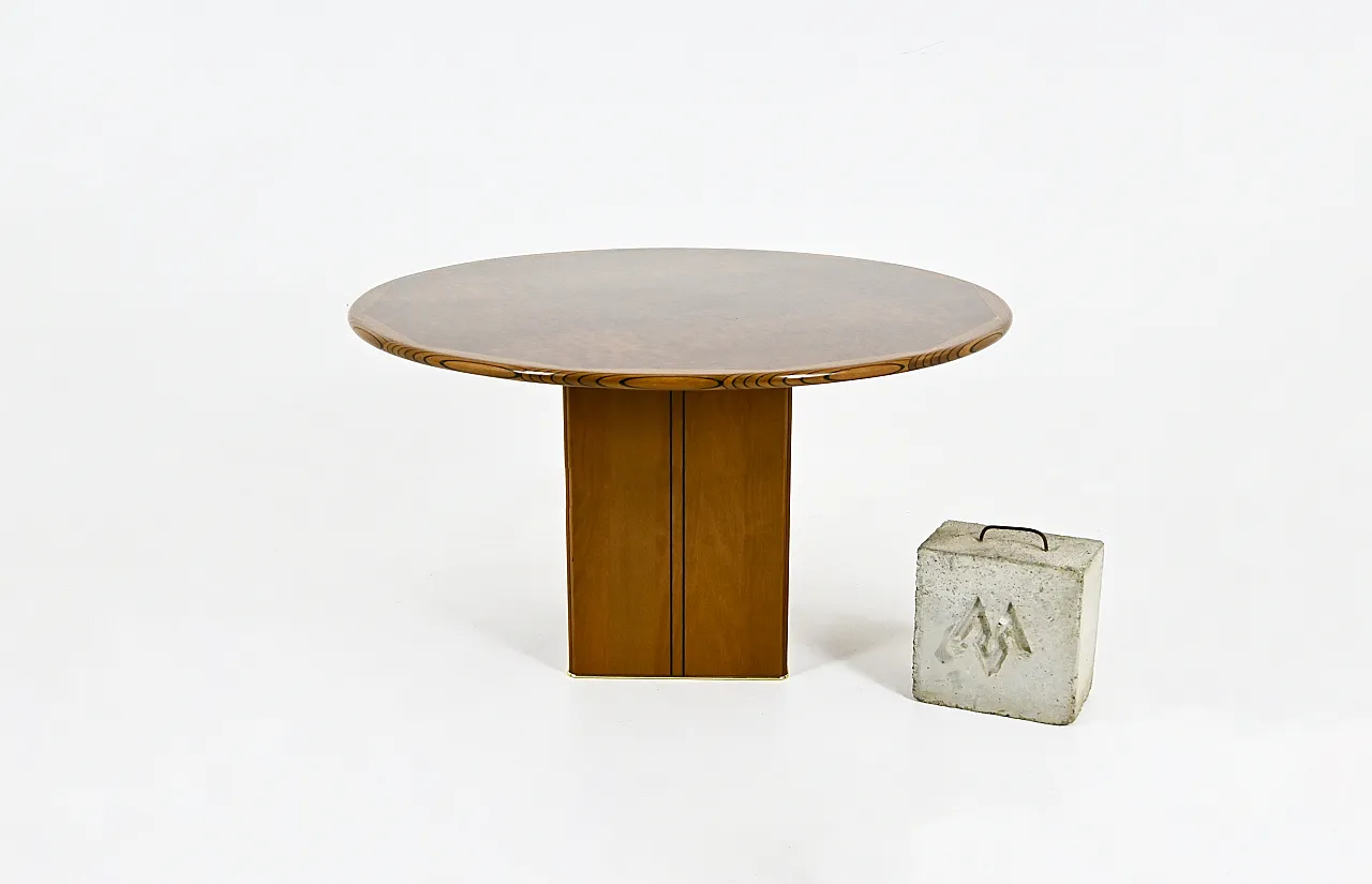 Tavolo rotondo Africa di Afra e Tobia Scarpa per Maxalto, 1975 5