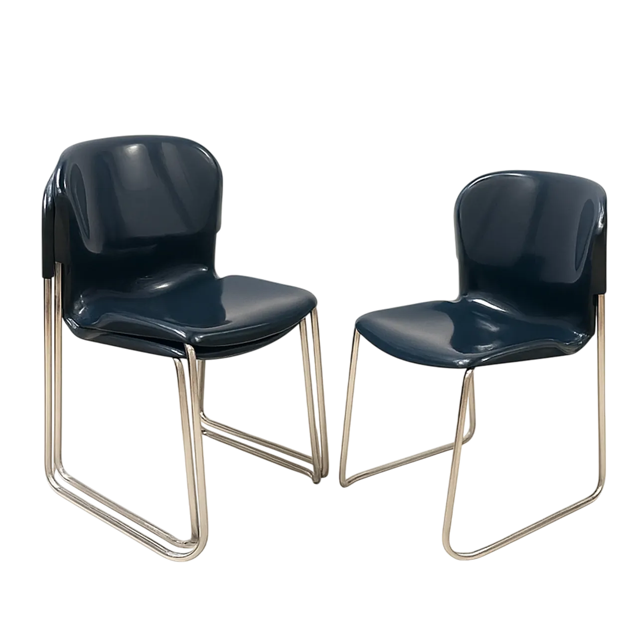 Coppia di sedie Drabert SM400K, anni '80 5