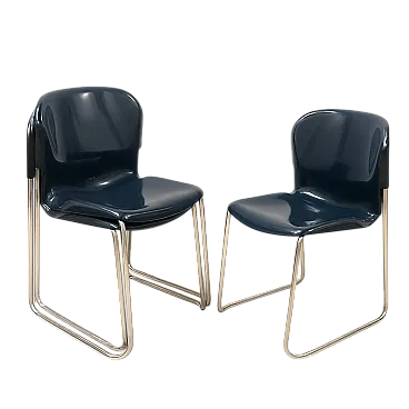 Coppia di sedie Drabert SM400K, anni '80