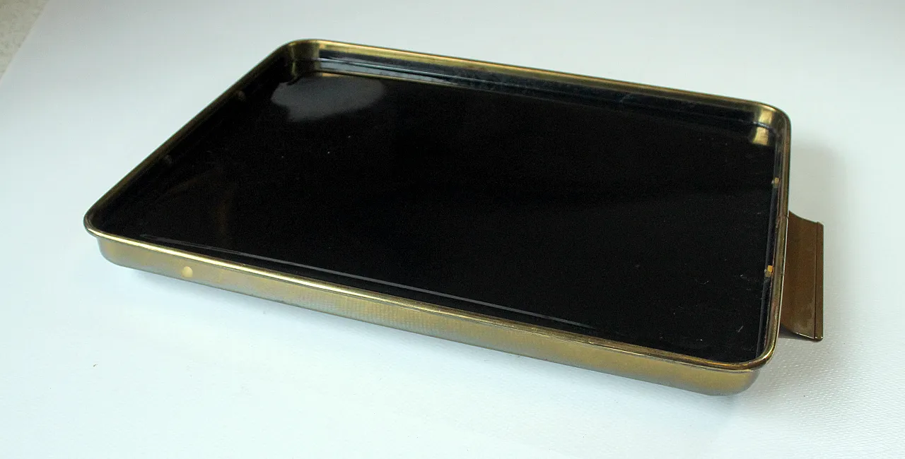 Vassoio a specchio  da portata per cocktail, anni '50 6