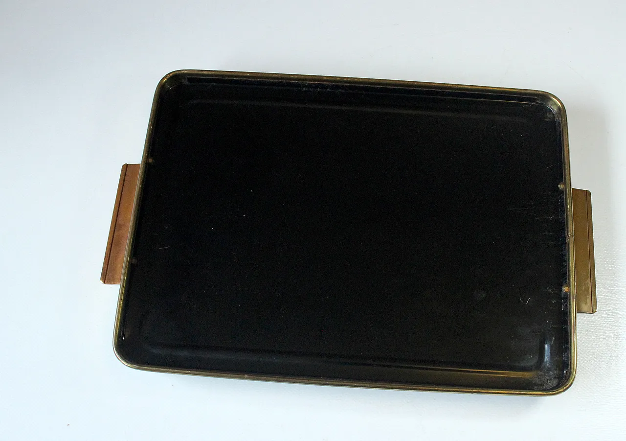 Vassoio a specchio  da portata per cocktail, anni '50 7