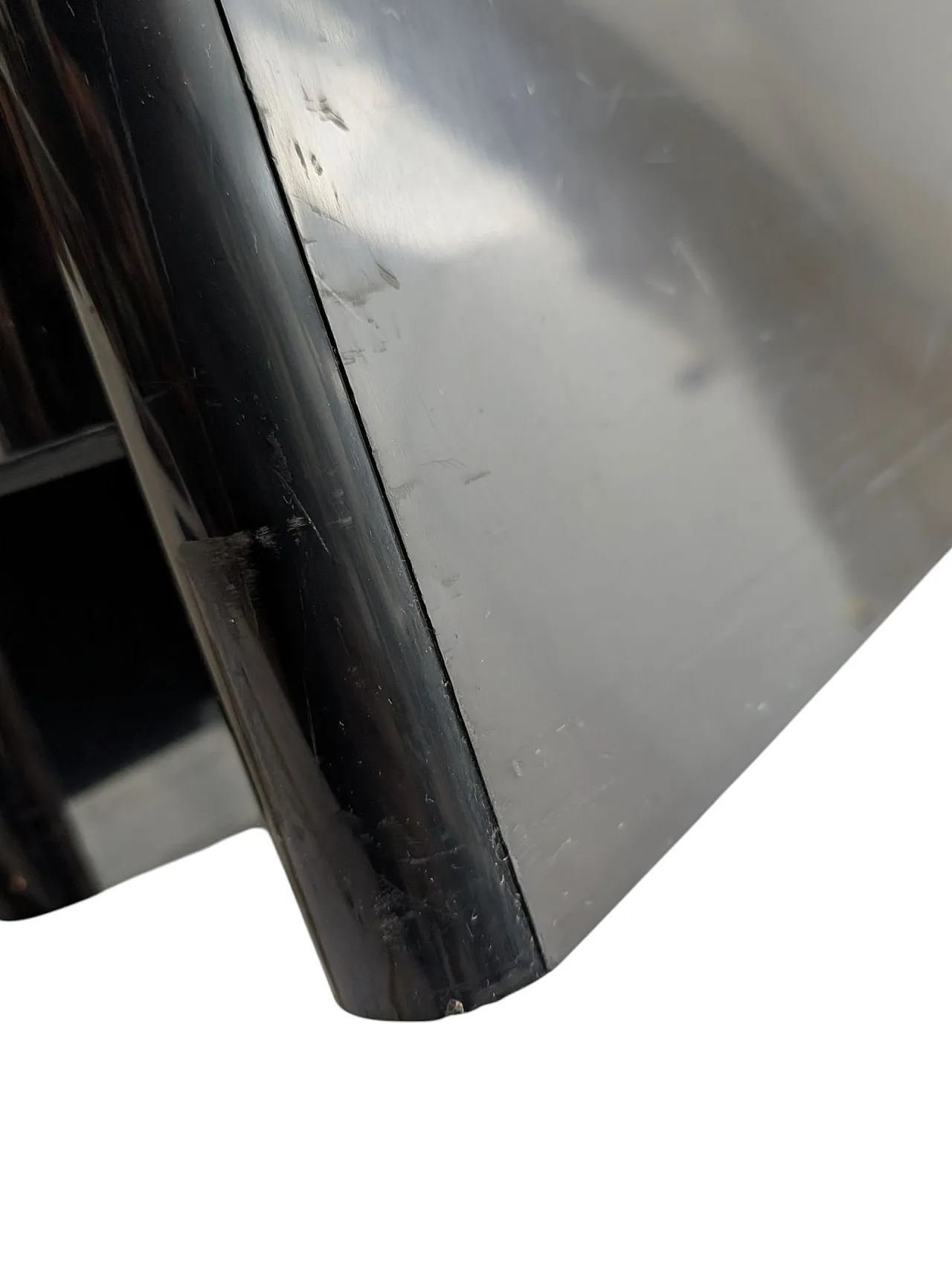 Black magazine rack by Giotto Stoppino for Kartell, 1970 4