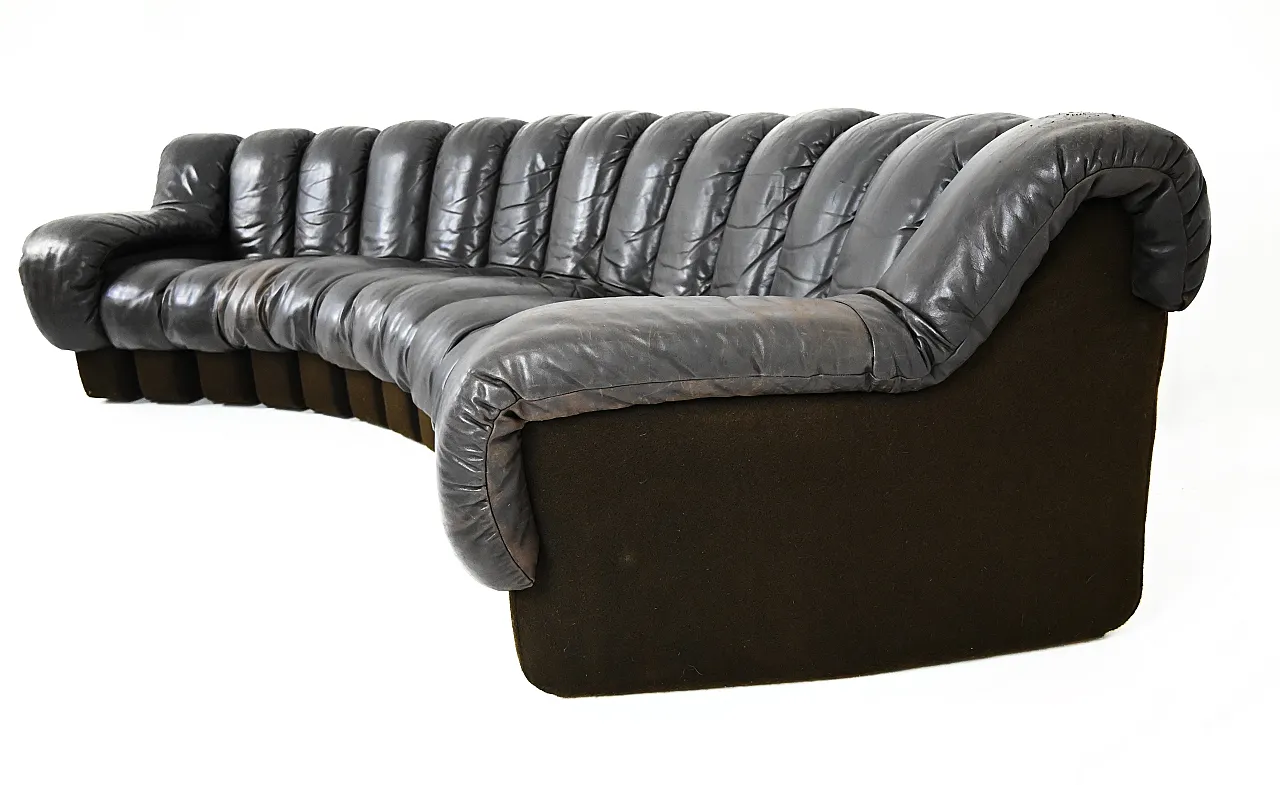 Divano DS-600 di Berger, Peduzzi, Vogt & Ulrich per De Sede, 1970 4
