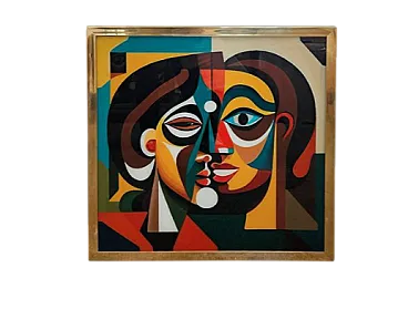 Quadro in vetro, '900