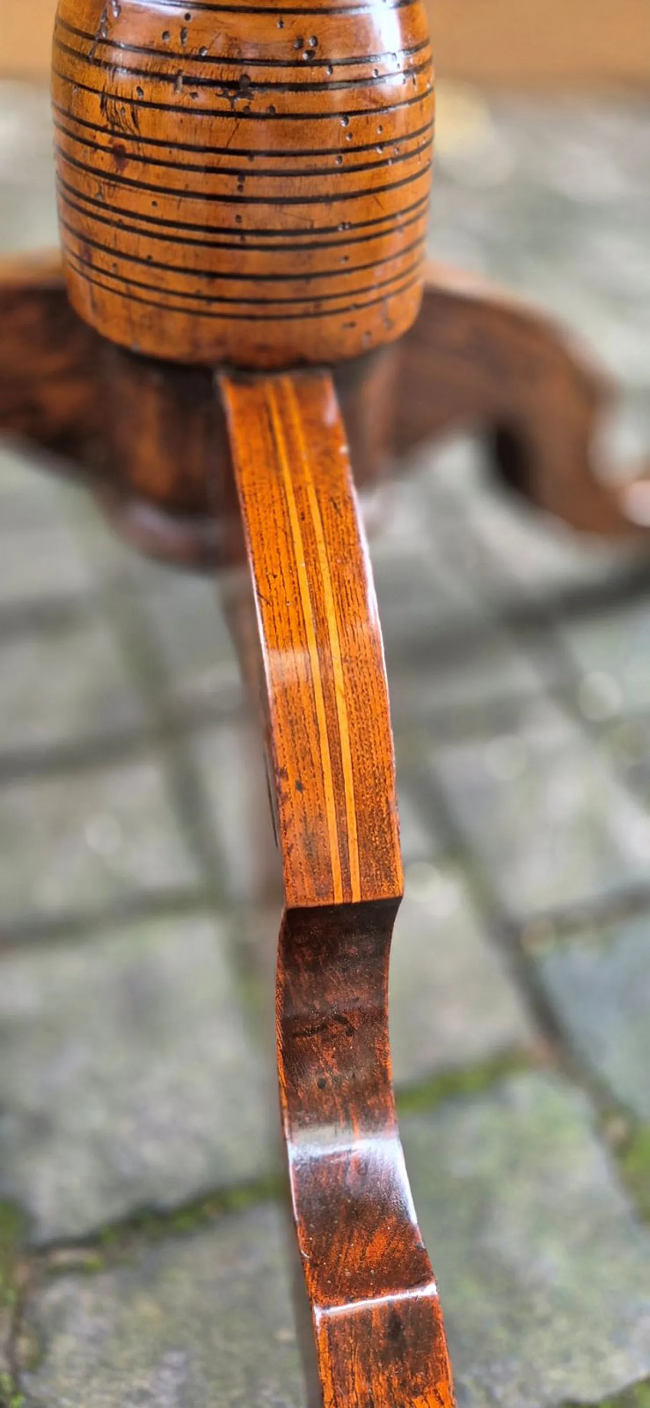 Rolino coffee table inlaid wood, 19th century 4