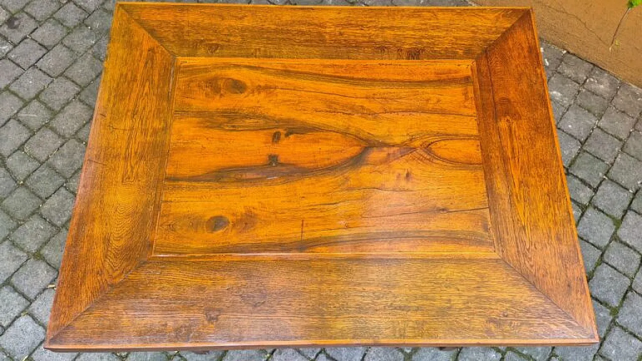 Extendable walnut and oak table, 19th century 5