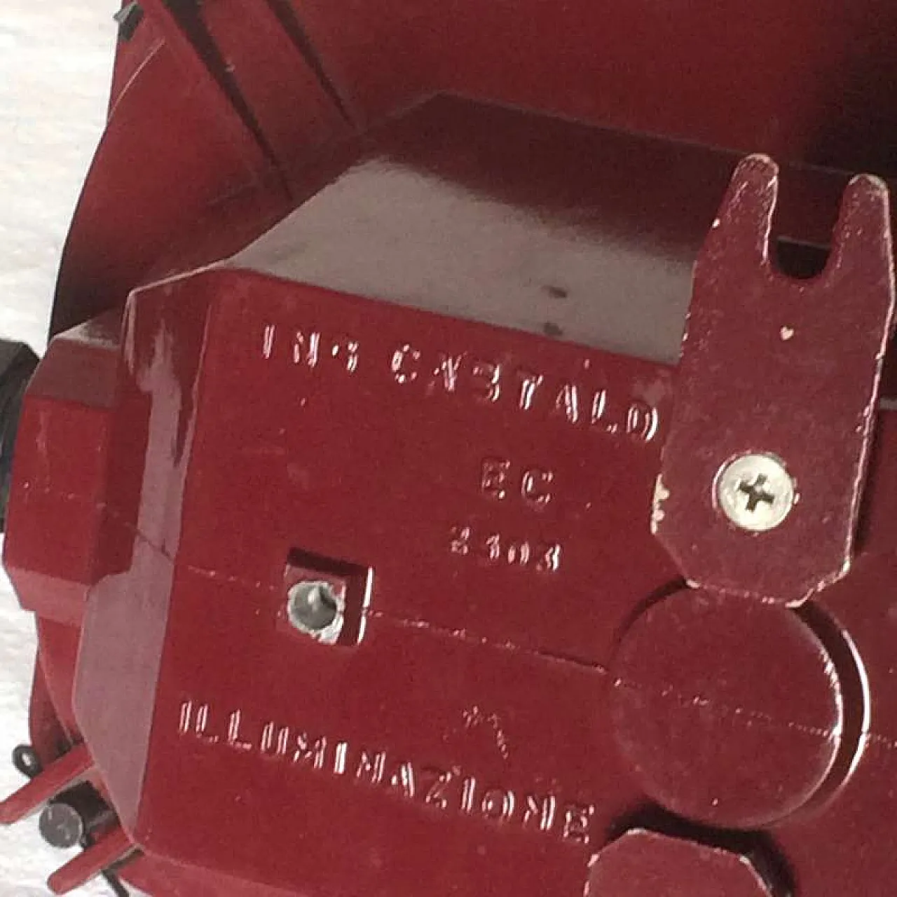 Faretto da esterni ING. CASTALDI in alluminio, anni '80 4