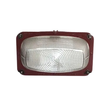 Outdoor spotlight ING. CASTALDI in aluminum, 1980s