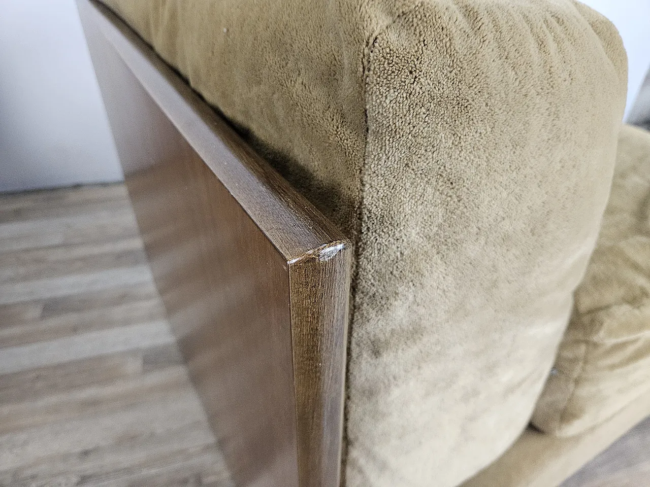 3 poltrone lounge in stoffa, anni '70 10