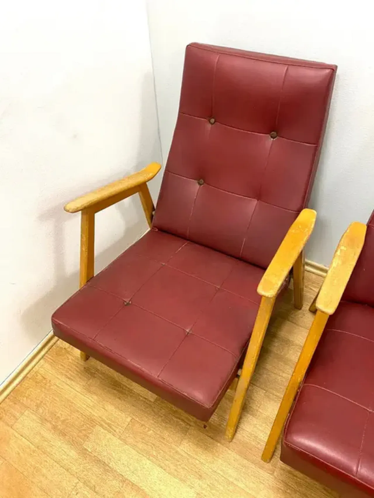 4 poltrone retrò, anni '60 6