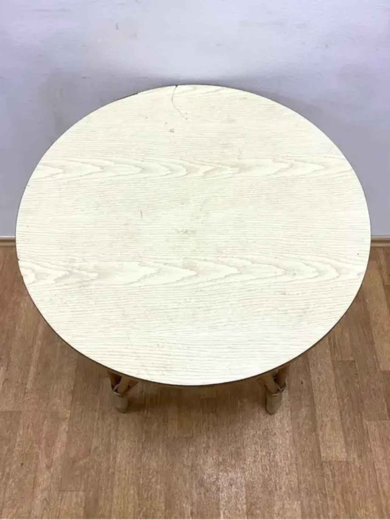 3 Retro armchairs with table, Alan Fuchs, 1960s 8