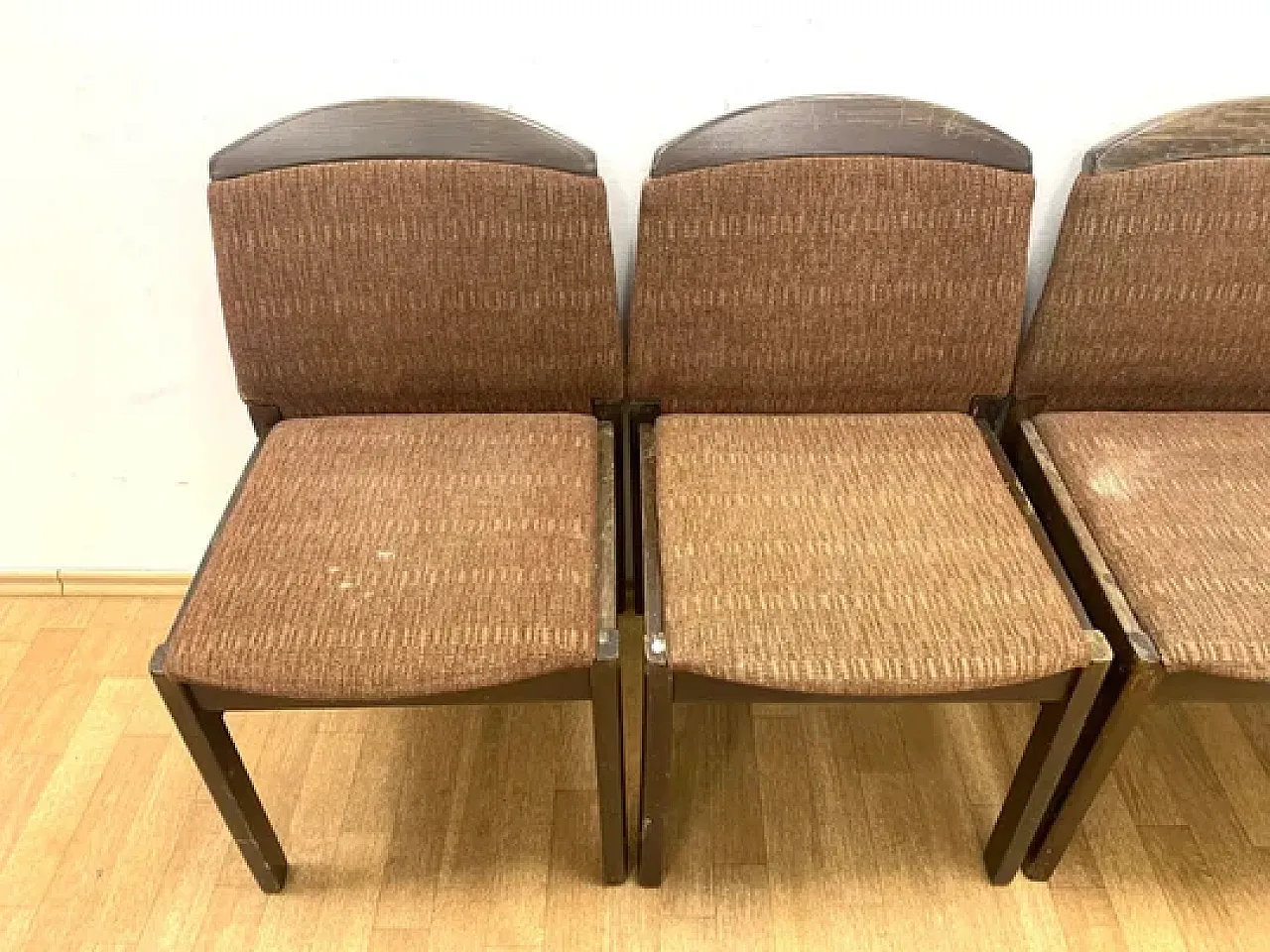 4 sedie Hikor retrò, anni '80 2