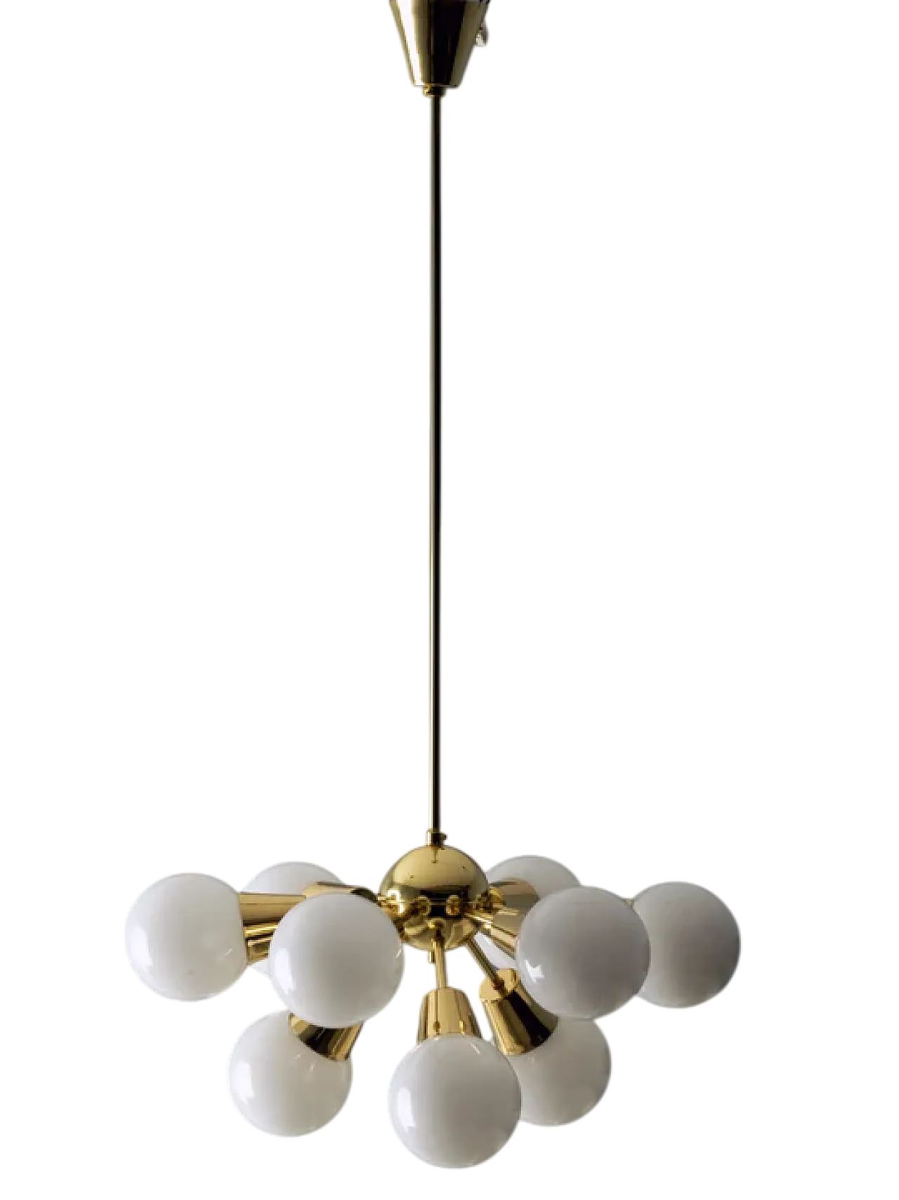 Lampadario Sputnik a nove bracci, Jaroslav Bejvl Sr, anni '70 5