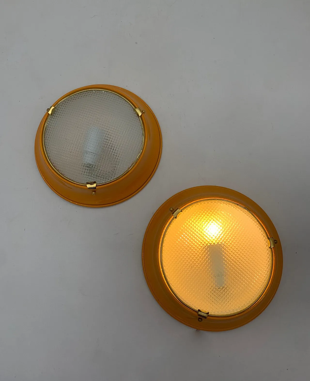Ceiling light pair attributed to Fontana Arte, 20th century 5