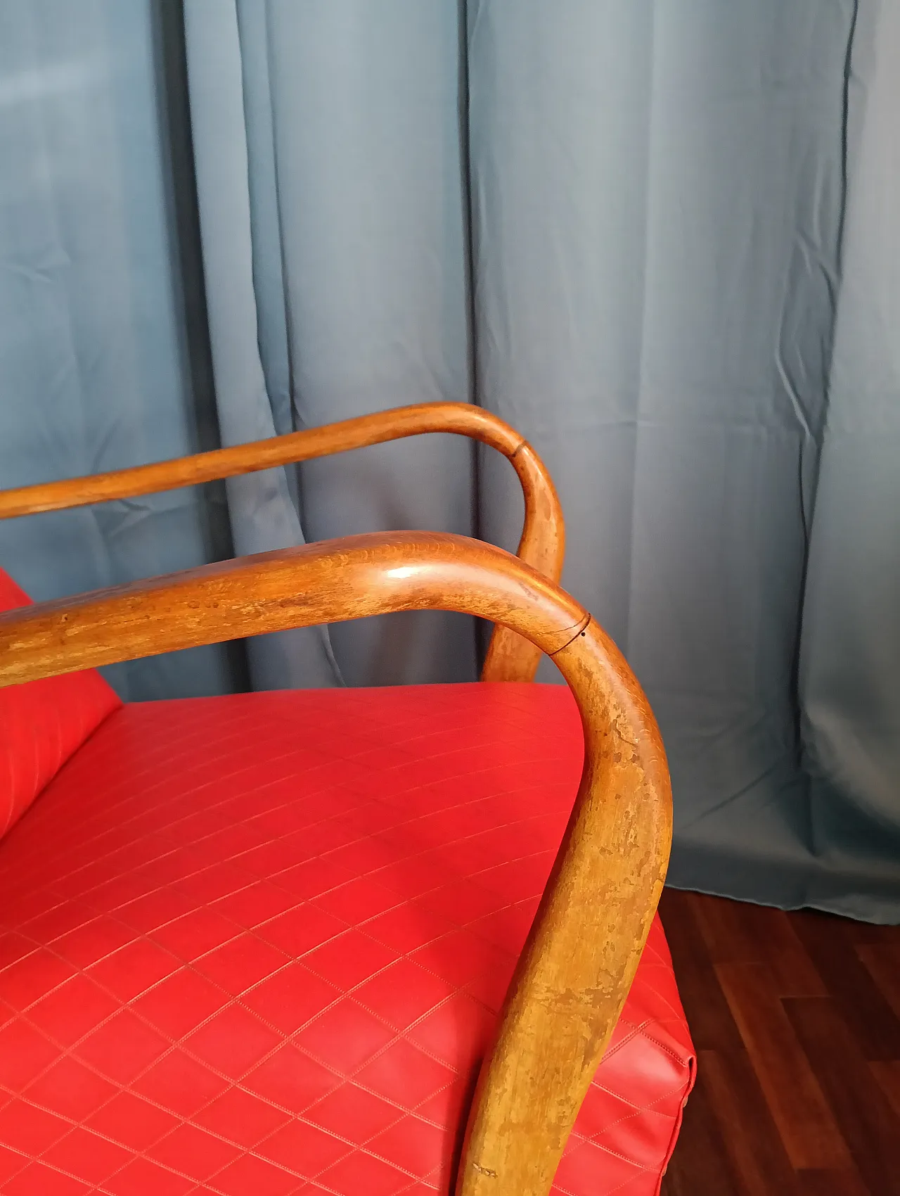 Poltrona in skai, stile William Ulrich, anni '50 26