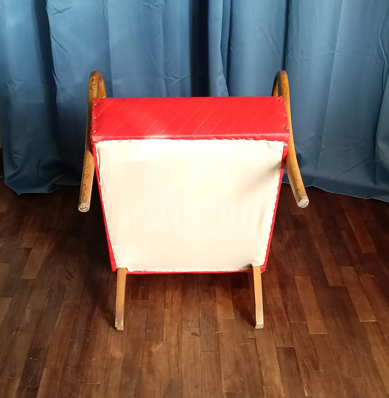 Poltrona in skai, stile William Ulrich, anni '50 29