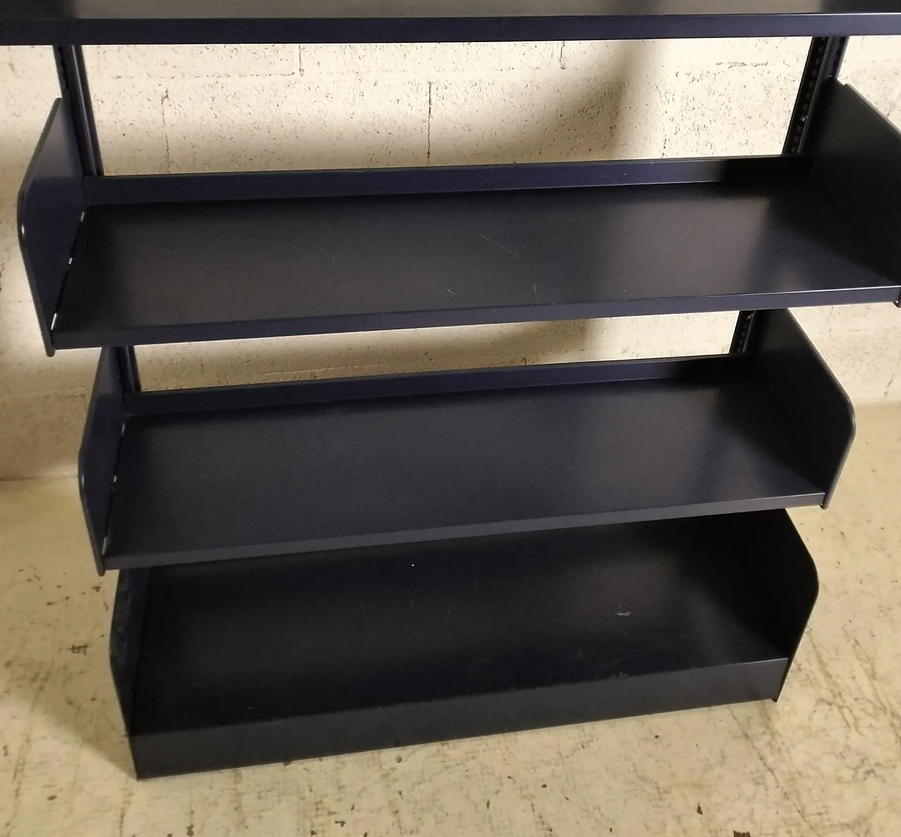 Congresso blue metal bookcases by Lips Vago, 70s 9