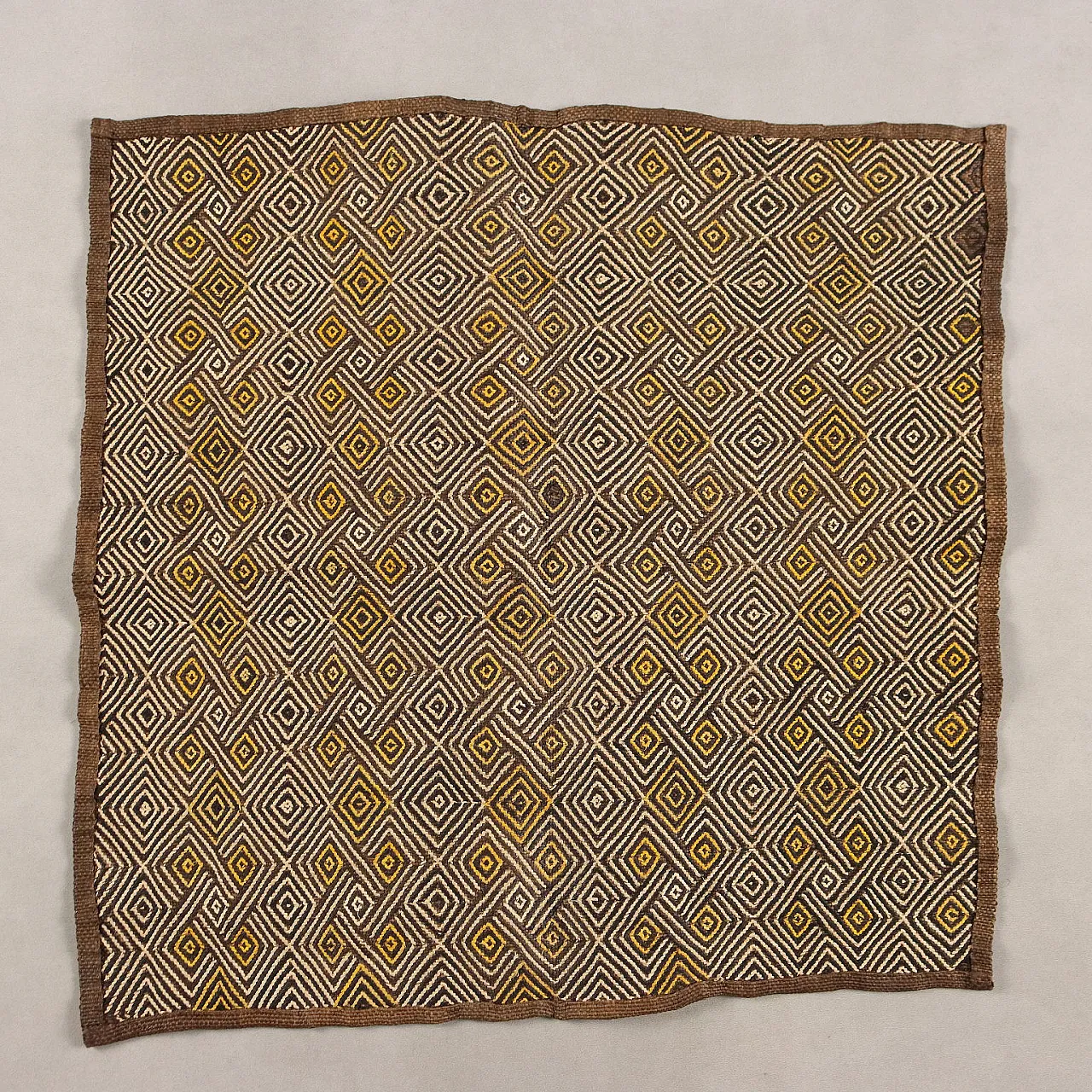 Royal raffia shoowa fabric, late 20th century 1
