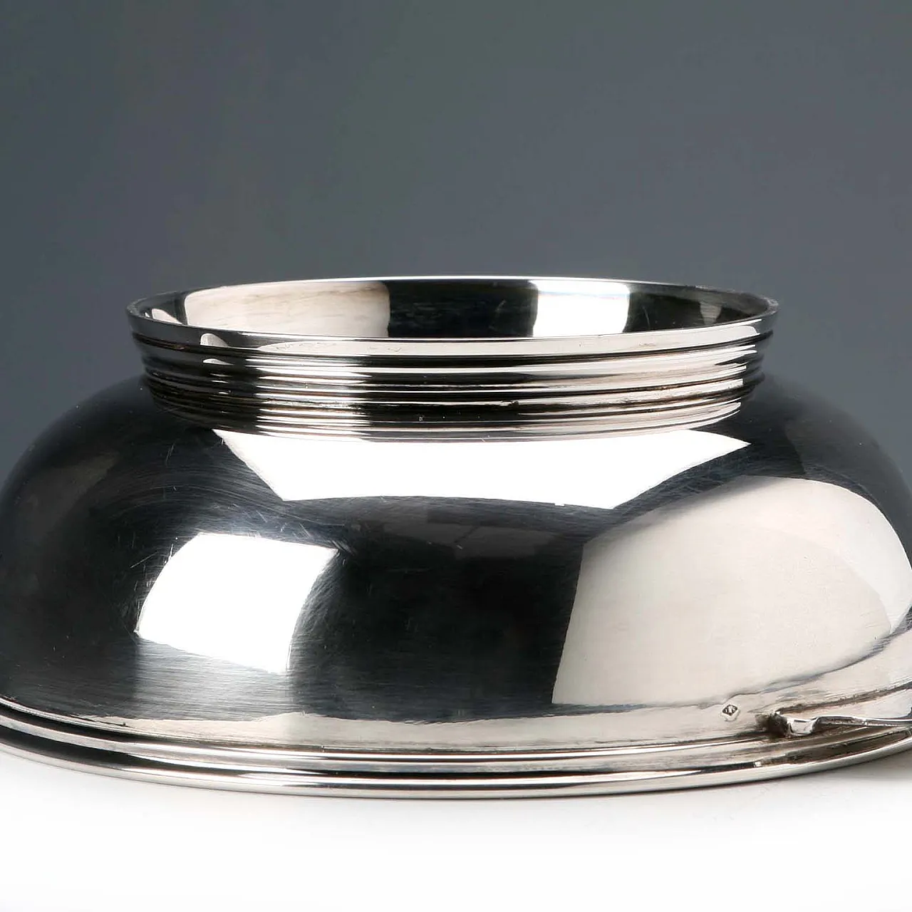 Piatto verdure in argento 925 sbalzato e cesellato, '900 6