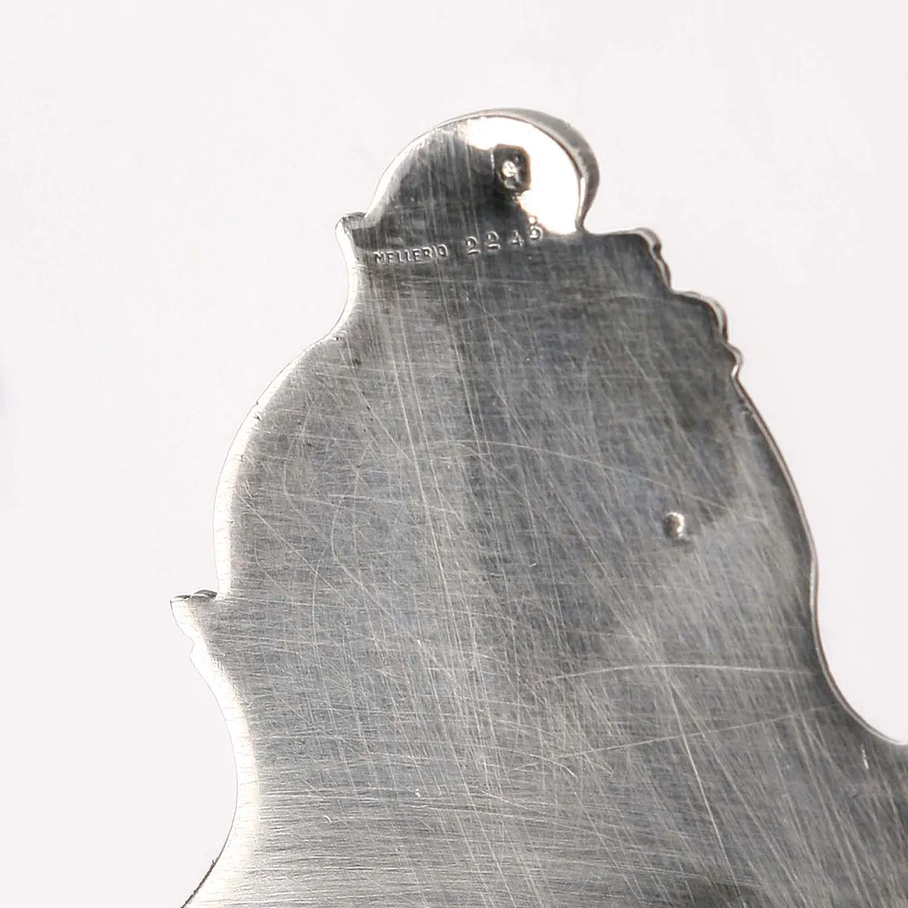 Piatto verdure in argento 925 sbalzato e cesellato, '900 10