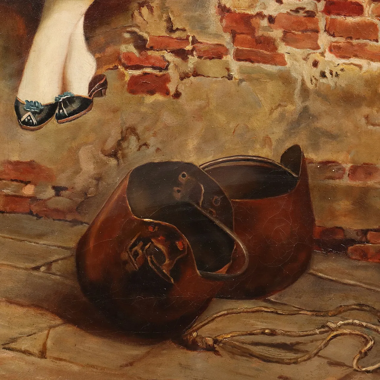 Proposta di matrimonio, olio su tela, '900 7