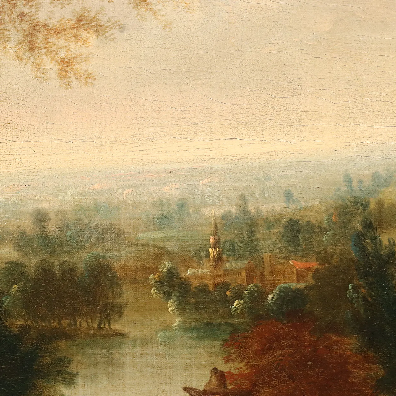 Olio su tela attribuito alla cerchia di Hendrick Mommers, '700 9