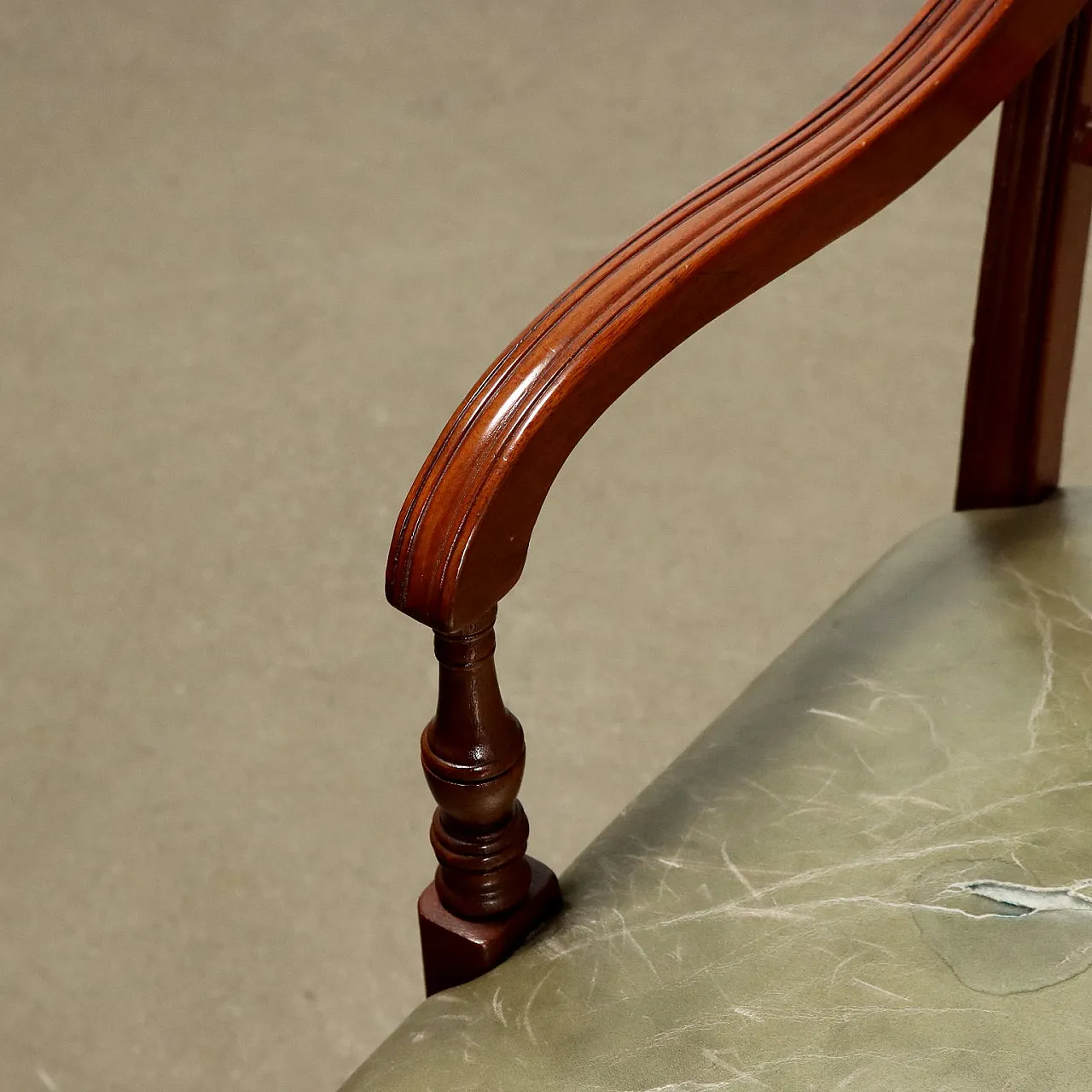 Sedia Regency in legno, fine '800 3