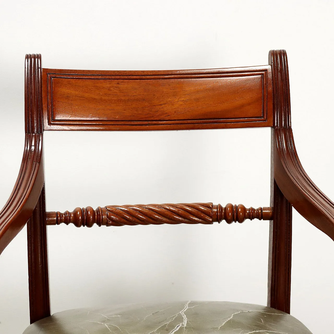 Sedia Regency in legno, fine '800 4