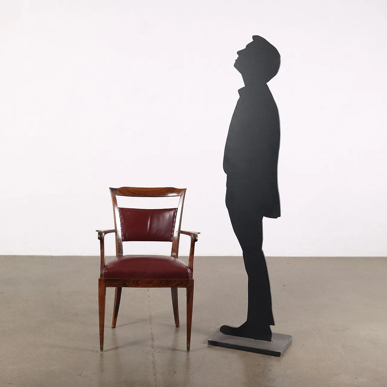 Rosewood chair with armrests, 1950s 2