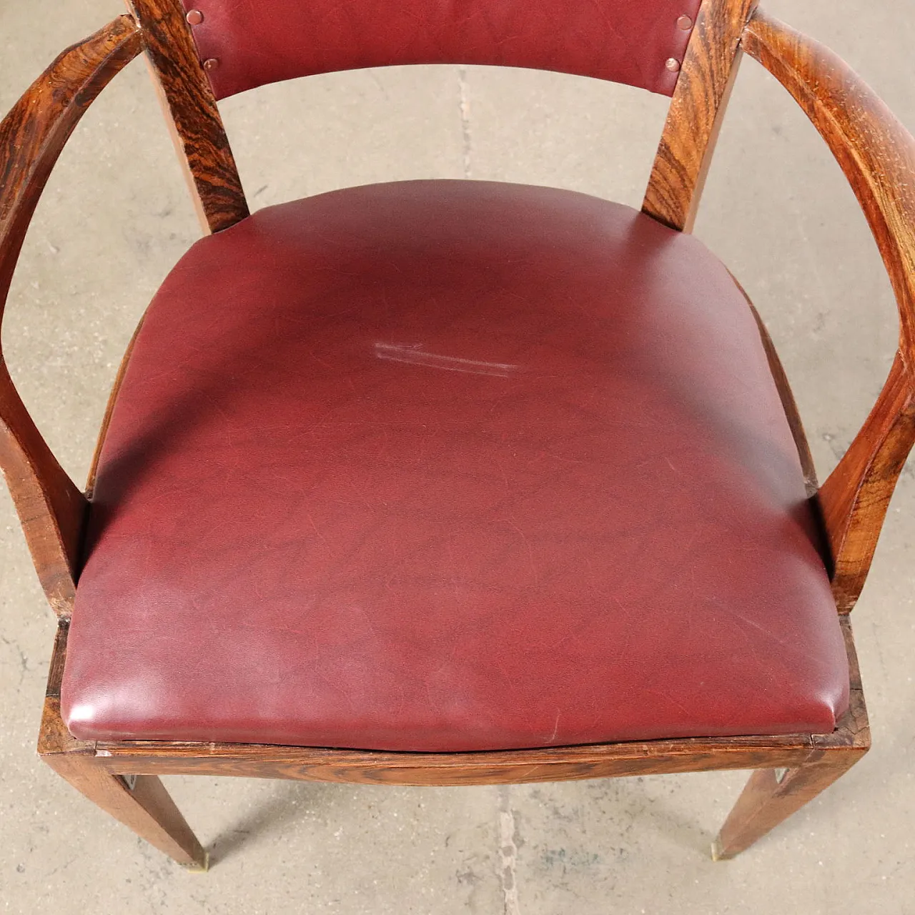 Rosewood chair with armrests, 1950s 8