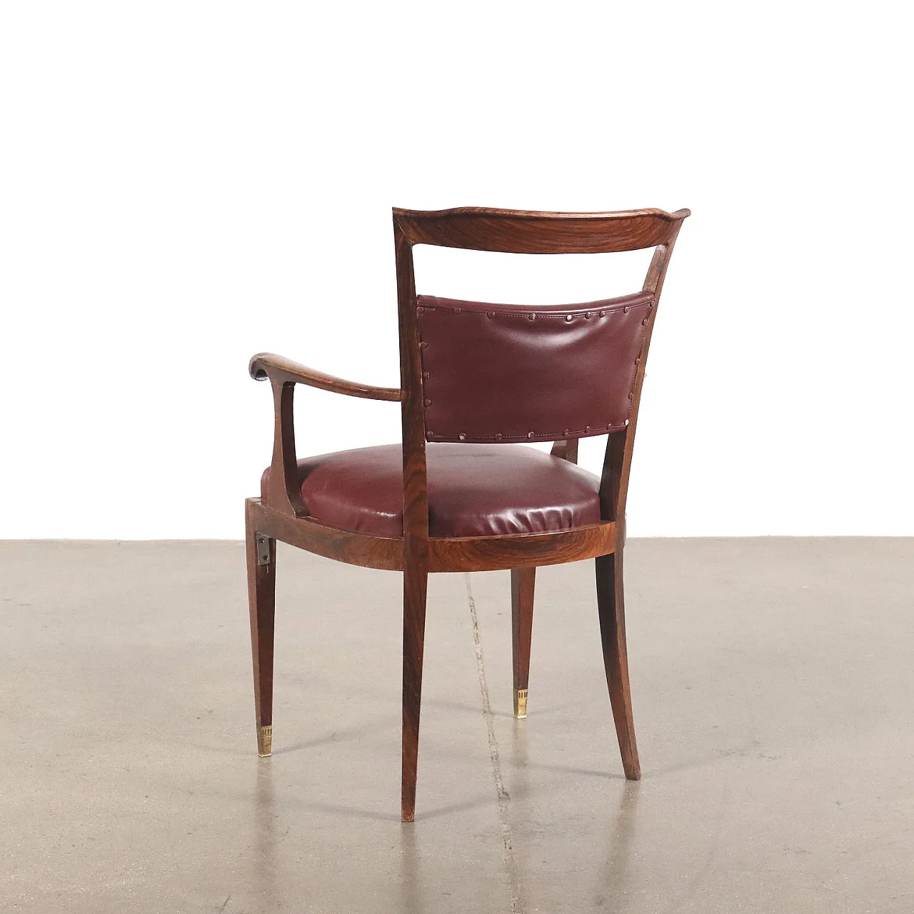 Rosewood chair with armrests, 1950s 10
