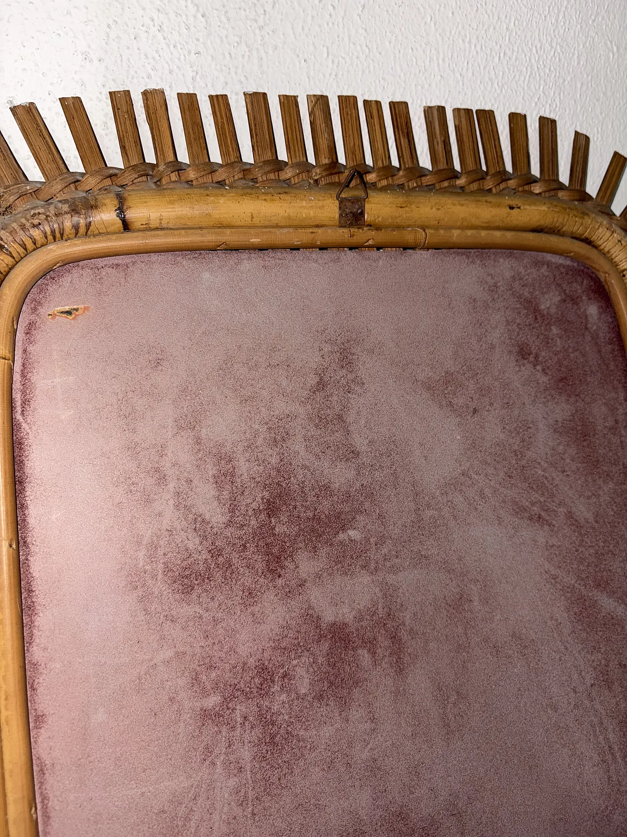 Specchio in bamboo, anni '70 10