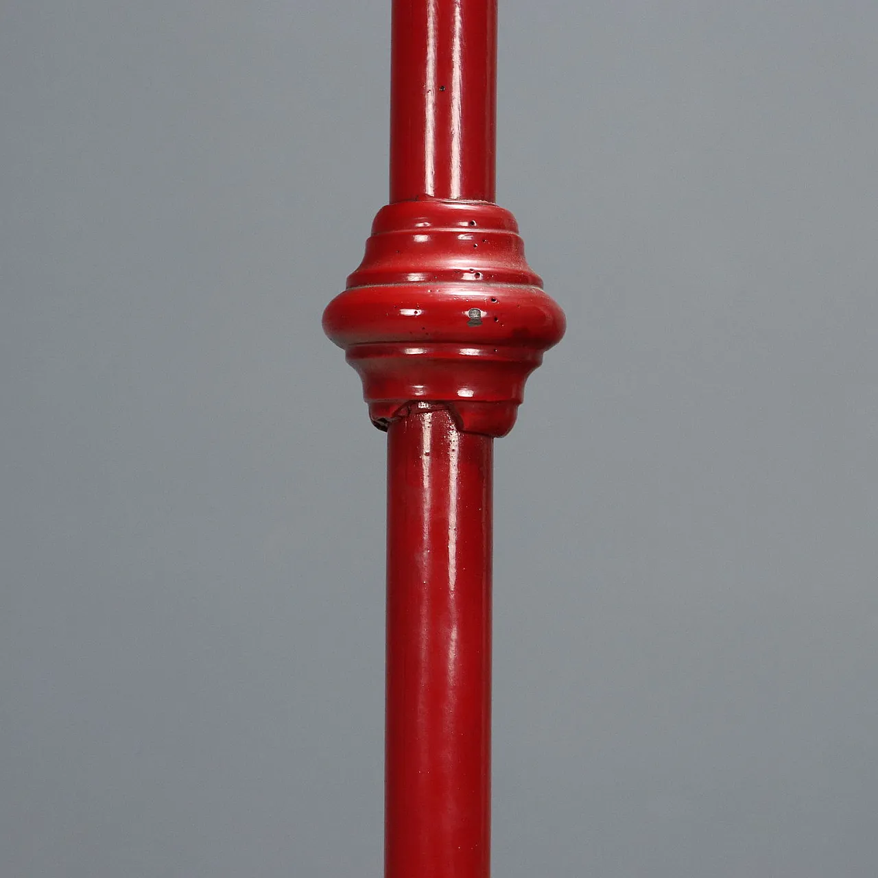 Appendiabiti in metallo smaltato rosso, '900 5