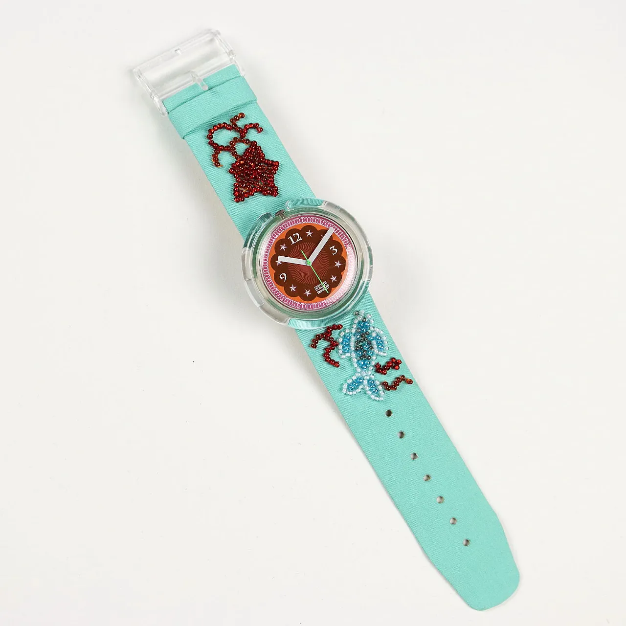 Swatch watches sea themed in plastic, 2000s 3