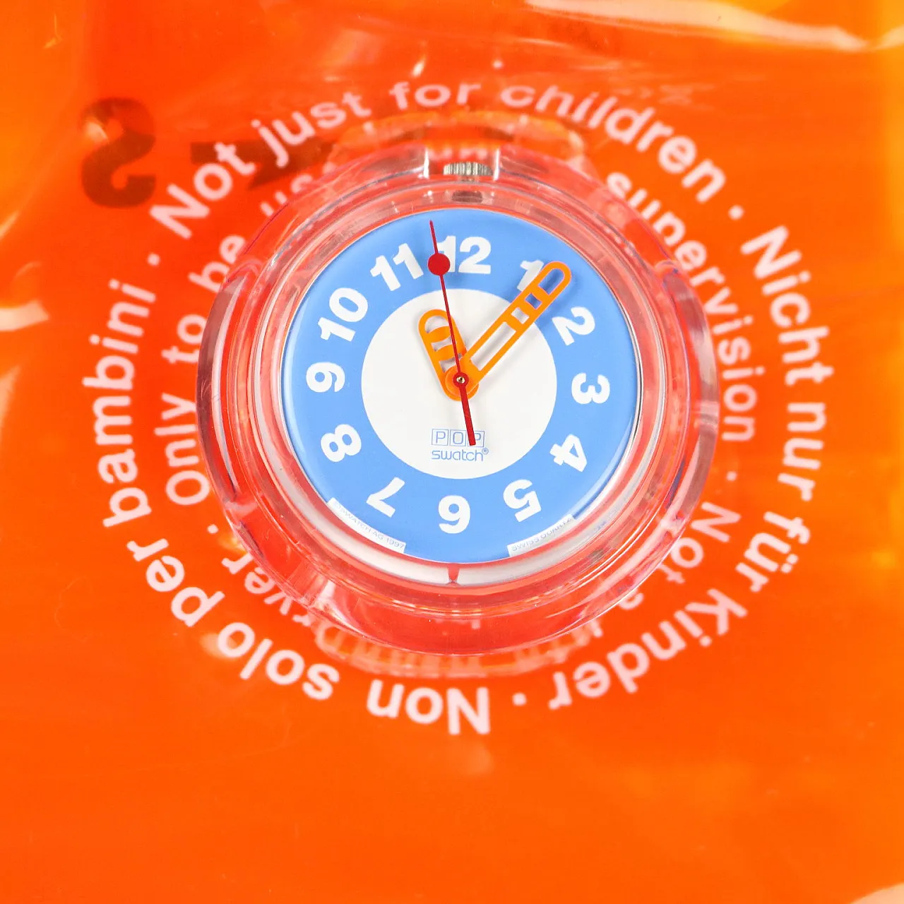 Swatch watches sea themed in plastic, 2000s 6