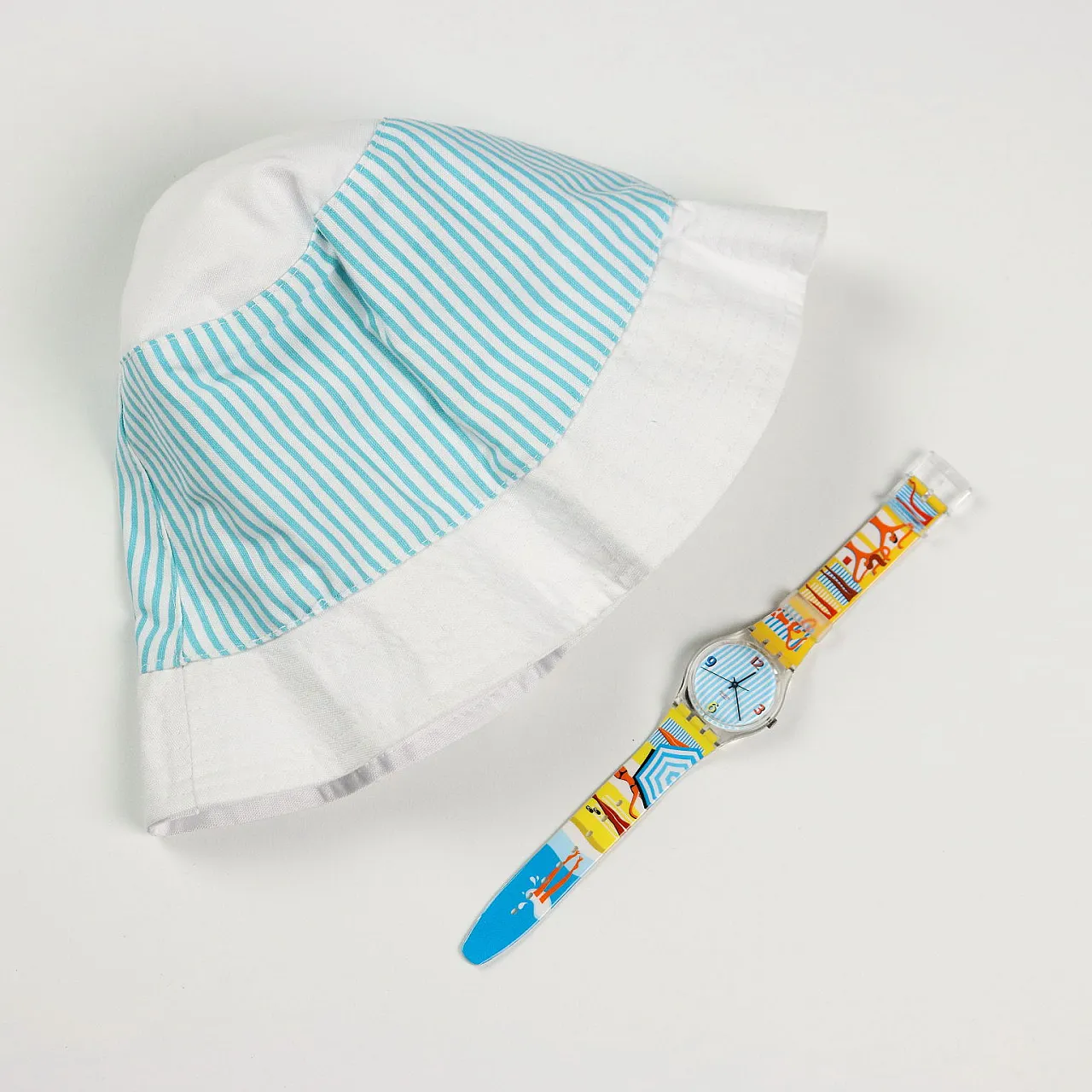 Swatch watches sea themed in plastic, 2000s 7