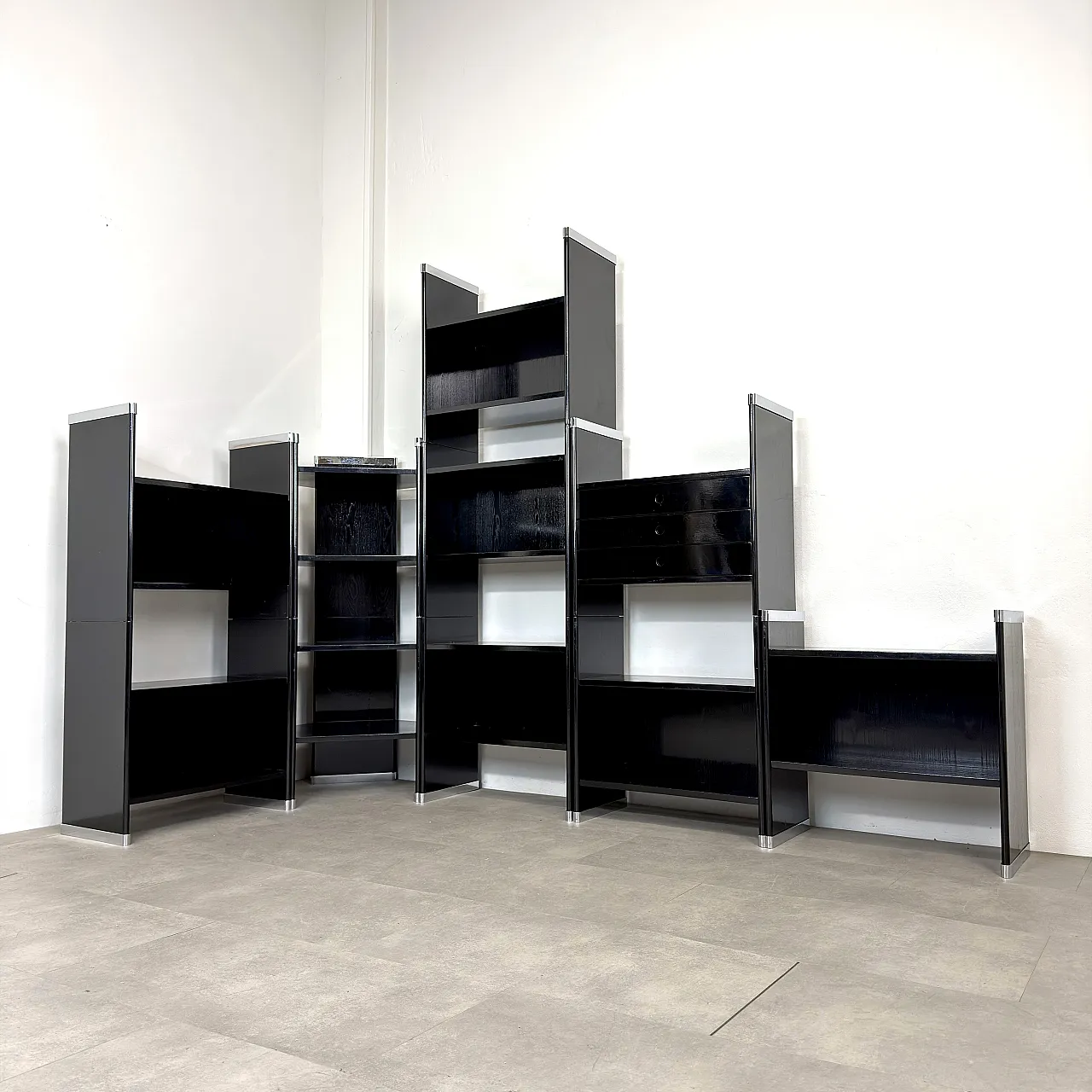 Libreria modulare Nippon di H. Miyagima per La Linea, Italia anni '70 2