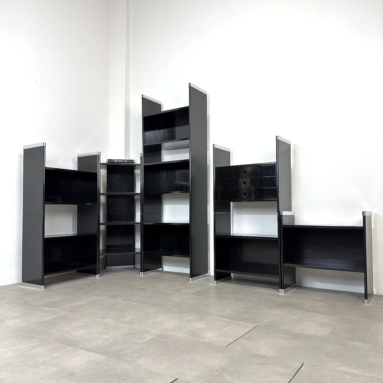 Libreria modulare Nippon di H. Miyagima per La Linea, Italia anni '70 4