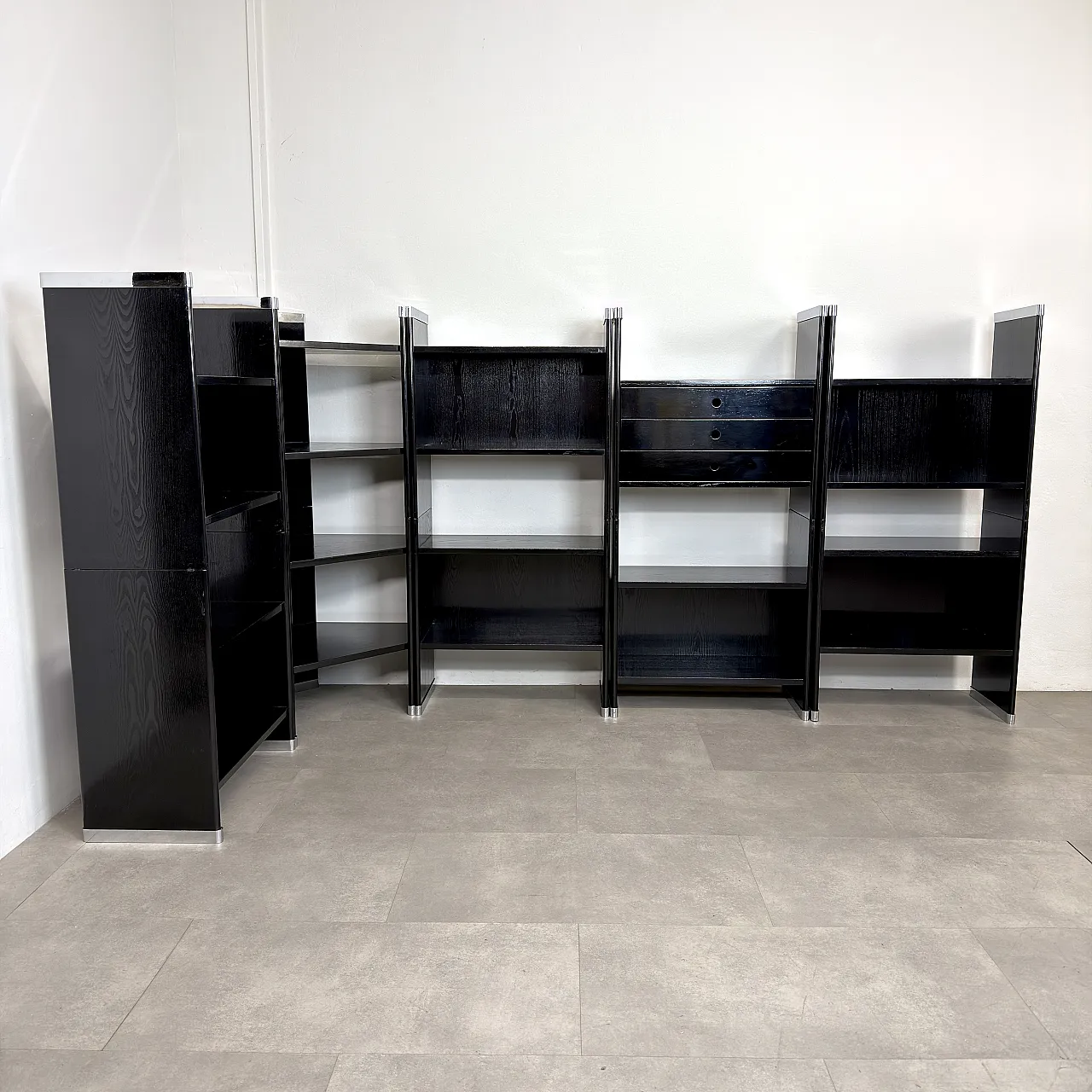 Libreria modulare Nippon di H. Miyagima per La Linea, Italia anni '70 7