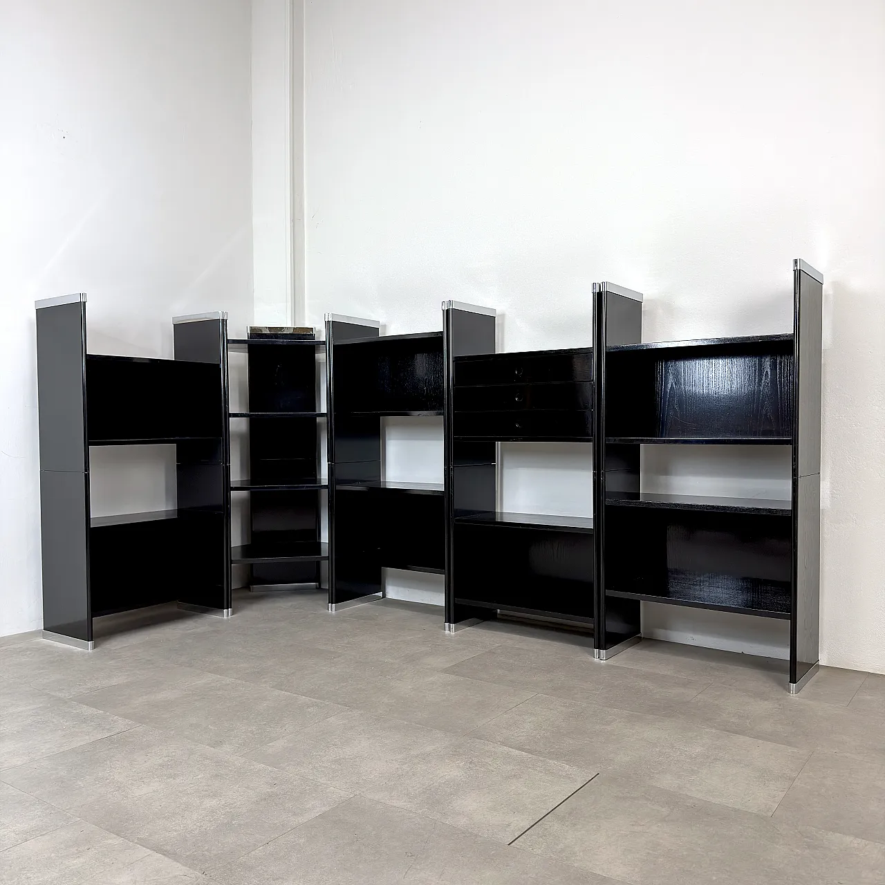 Libreria modulare Nippon di H. Miyagima per La Linea, Italia anni '70 8
