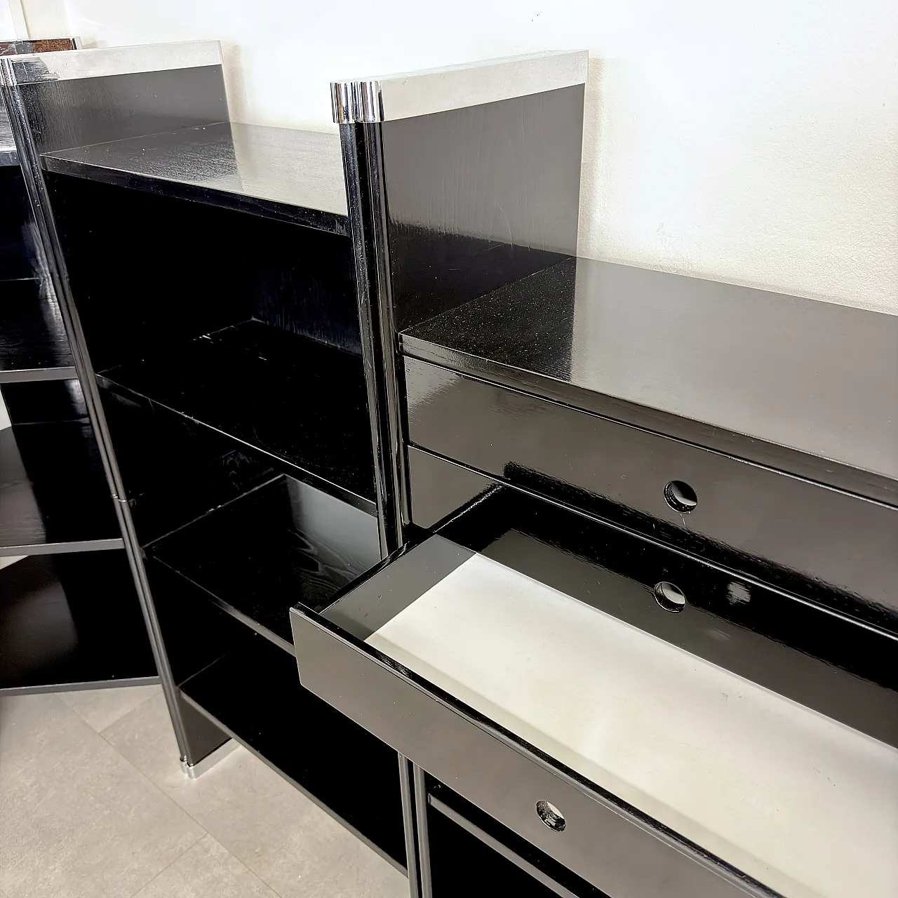 Libreria modulare Nippon di H. Miyagima per La Linea, Italia anni '70 9