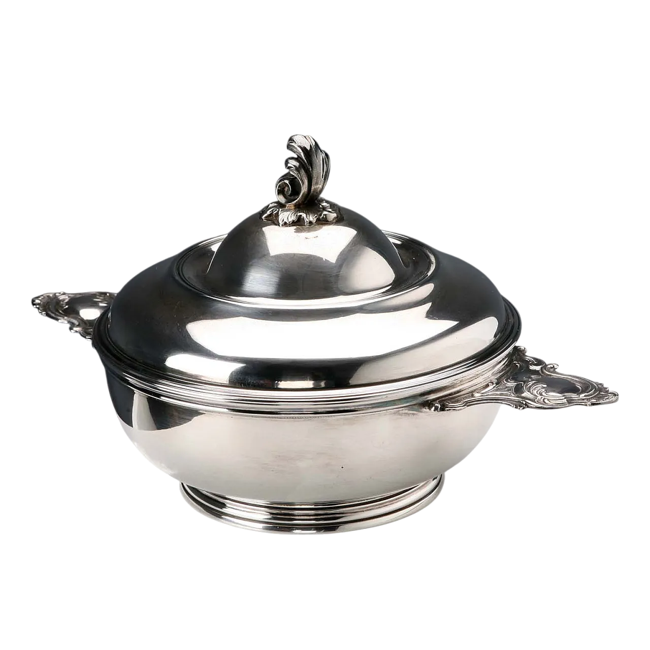 Piatto verdure in argento 925 sbalzato e cesellato, '900 11