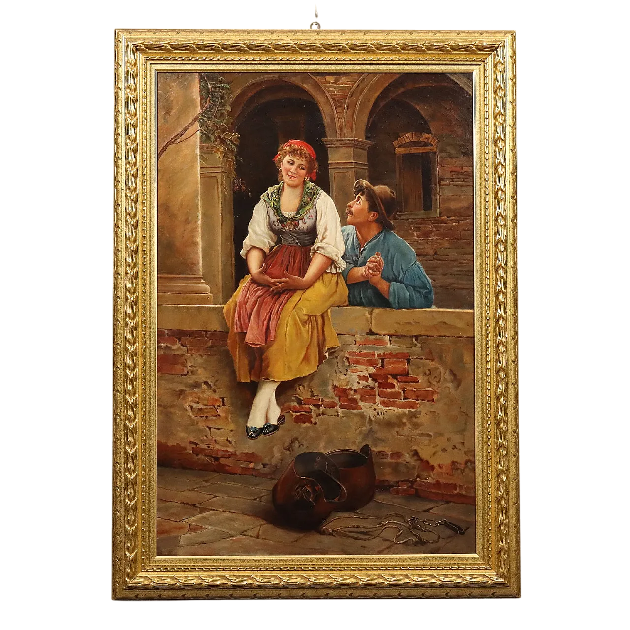 Proposta di matrimonio, olio su tela, '900 11