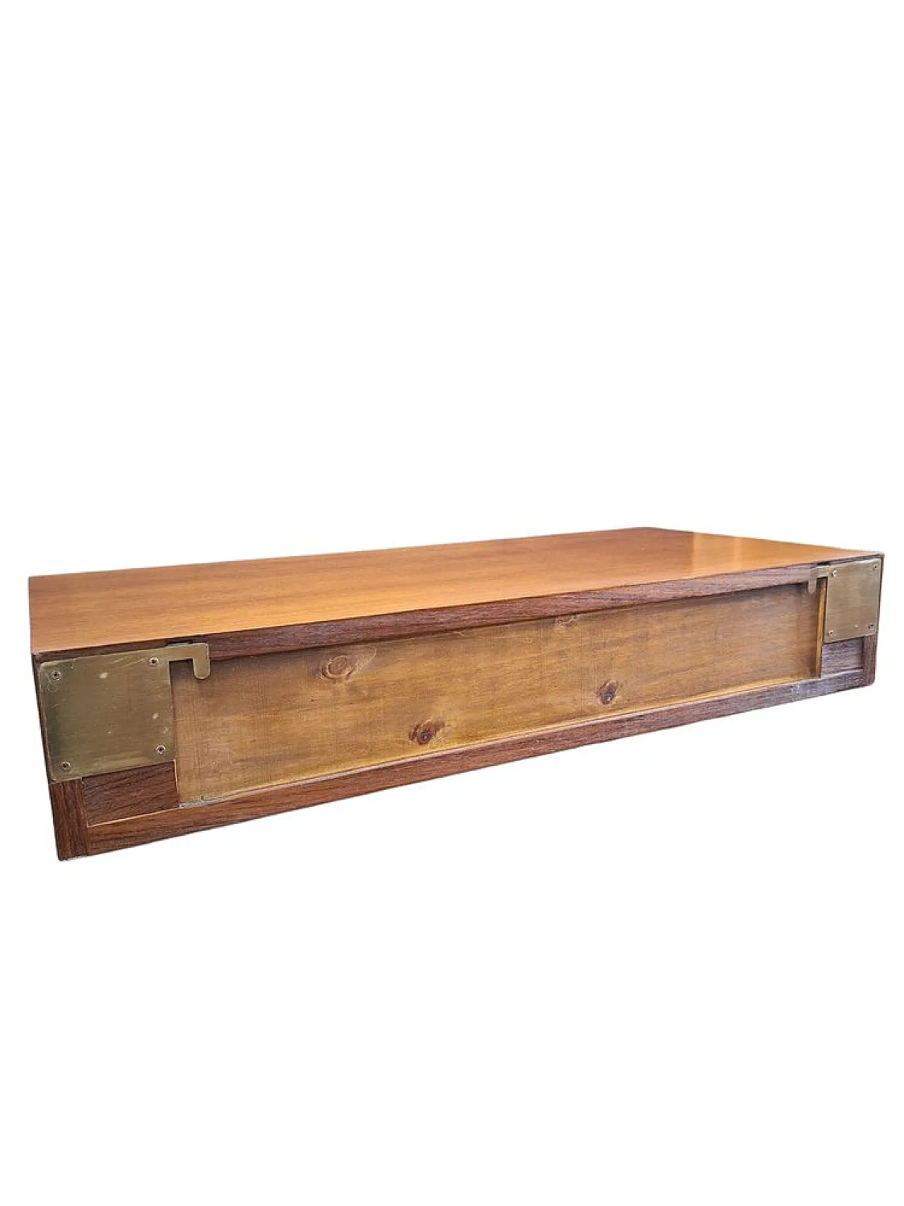 Teak two-drawer console table, 1960s 5