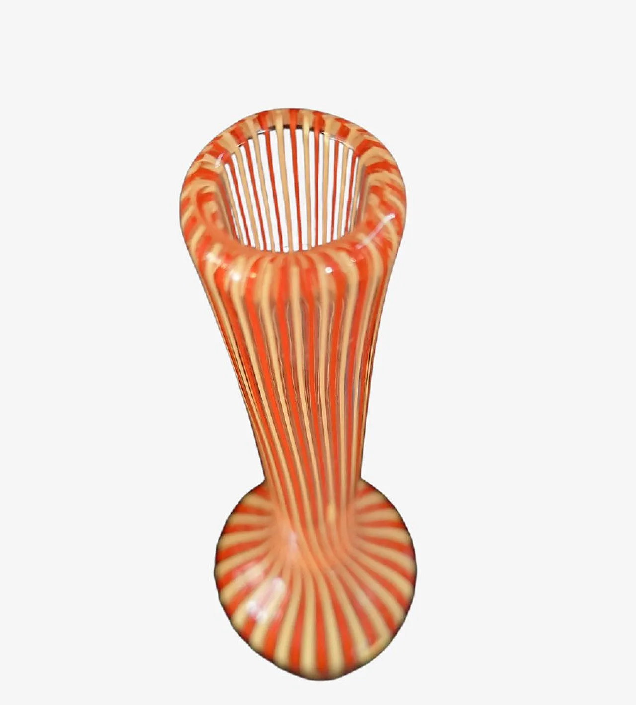 Blown glass model 4498 bottle by Paolo Venini for Venini, 1950s 4