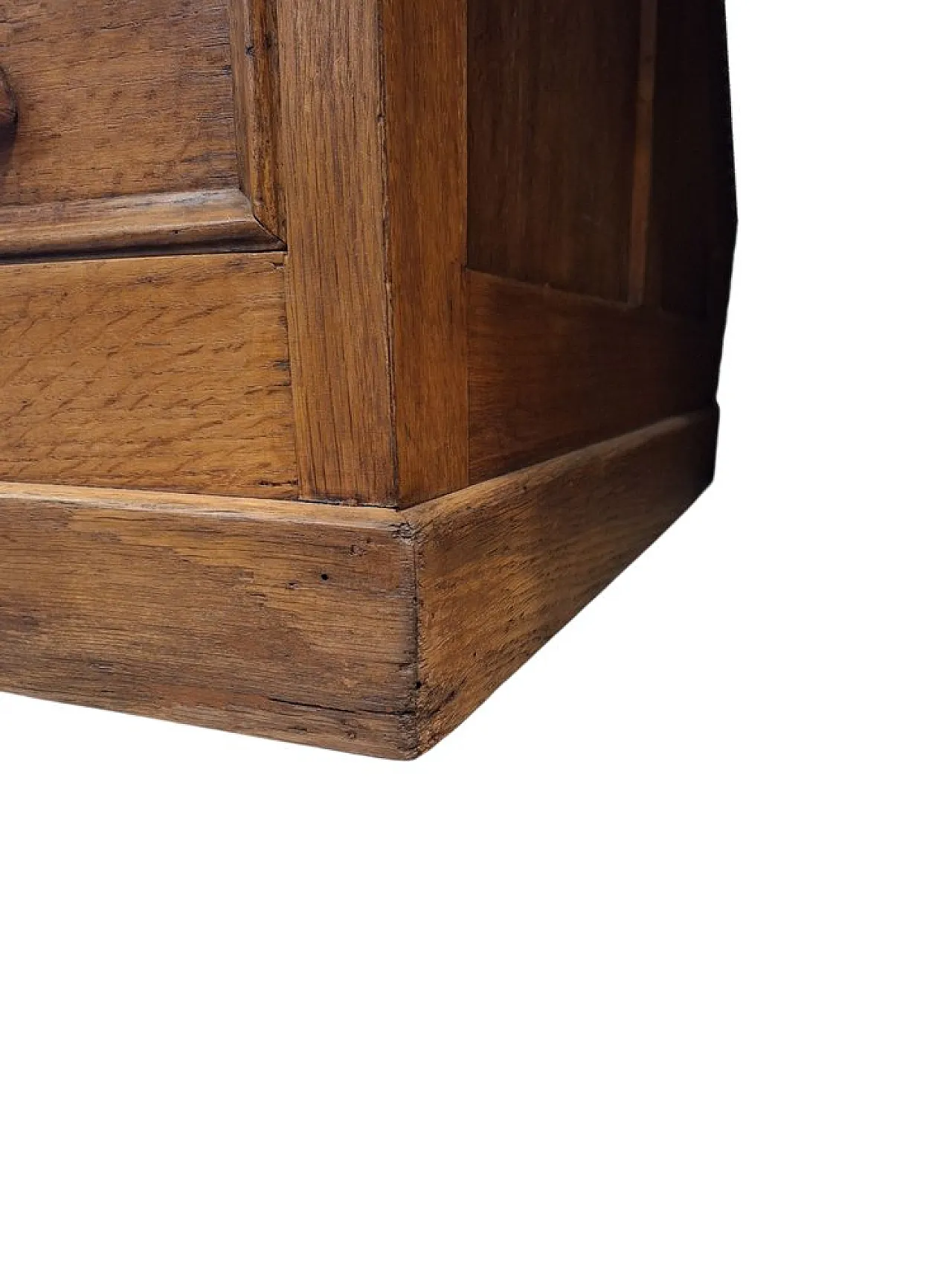 Oak executive desk with leather top, 1940s 12