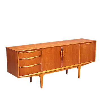 Credenza impiallacciata in teak, '900