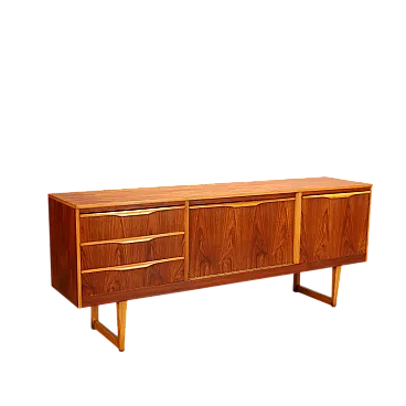 Credenza impiallacciata in teak, '900
